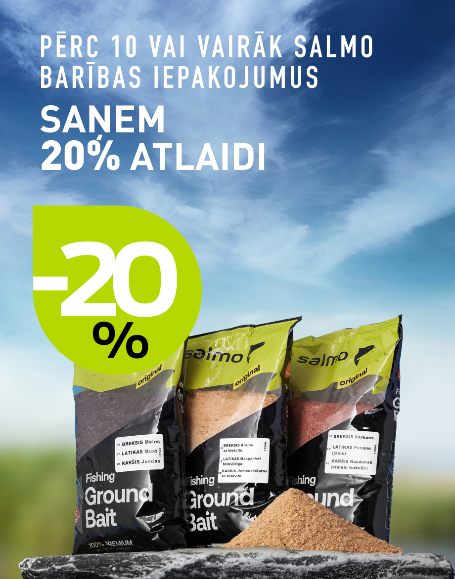 Salmo barības - 20%