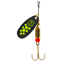 Vizulis Mepps BLACK FURY Black/Chartreuse Dots #3 (6,5g)