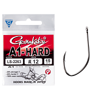 Крючки Gamakatsu A1 LS-2263 EYED HOOKS BLACK