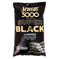 Прикормка Sensas 3000 SUPER BLACK CARP