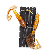 Jūras sistēma Aquantic DOUBLE TWISTERRIG XL #4/0 MO