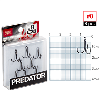 Āķi trīsžuburu Lucky John PREDATOR LJH234