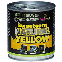 Кукуруза консервированная Sensas Carp SWEETCORN NATURAL YELLOW