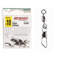 Вертлюги c застежками Owner SNAP SWIVEL