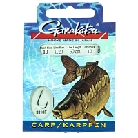 Крючки с поводком Gamakatsu CARP 3310F