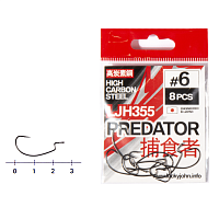 Крючки офсетные Lucky John PREDATOR LJH355