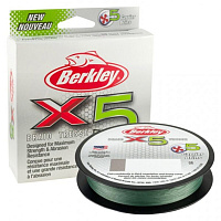 Леска плетёная Berkley X5 LOW-VIS GREEN 150