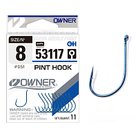 Крючки Owner PINT HOOK BLUE