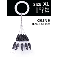 Стопоры Salmo RUBBER CONE STOPS