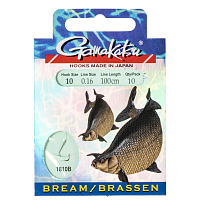 Āķi ar pavadiņu Gamakatsu BREAM FEEDER 1810B