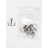 Trijžuburu āķis ar krāsainu pilienu Lucky John nr.6