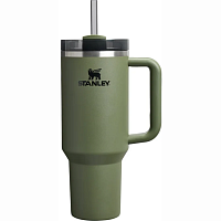 Термокружка с трубочкой Stanley THE QUENCHER H2.0 FlowState Tumbler 1.18L зеленый