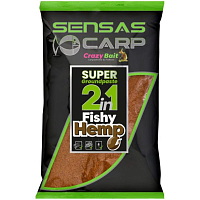 Прикормка Sensas Super Groundpaste 2in1  FISHY HEMP