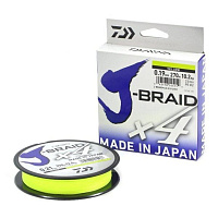 Aukla pītā Daiwa J-Braid X4 Yellow