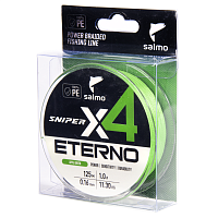Aukla pītā Salmo Sniper X4 ETERNO BRAID Apple Green 125