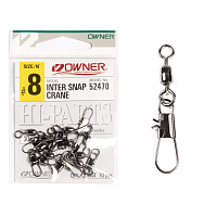 Karabīnes ar griezuli Owner INTER SNAP CRANE