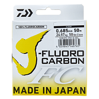 Aukla monofīlā Daiwa J-FLUOROCARBON