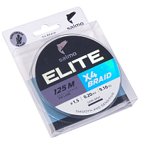 Aukla pītā Salmo Elite X4 BRAID Dark Gray 125