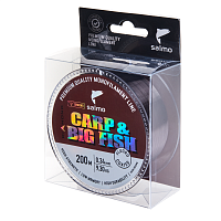 Aukla monofīlā Salmo Diamond CARP & BIG FISH FLUORO COATED Dark Brown 200