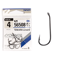 Āķi Owner TENKARA LONG-D BLACK CHROME