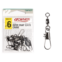 Karabīnes ar griezuli Owner INTER SNAP CRANE