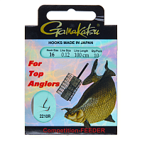 Āķi ar pavadiņu Gamakatsu Competition-FEEDER 2210R