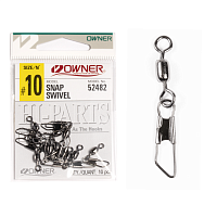 Вертлюги c застежками Owner SNAP SWIVEL
