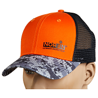 Cepure NORFIN Oranža/Kamuflāžas