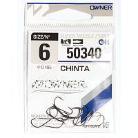 Крючки Owner CHINTA BLACK CHROME