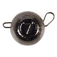 Volframa ausaines Lucky John TUNGSTEN JIG BALL Black Nickel