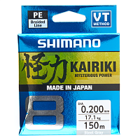 Aukla pītā Shimano KAIRIKI 150 Steel Gray