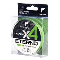 Aukla pītā Salmo Sniper X4 ETERNO BRAID Apple Green 125