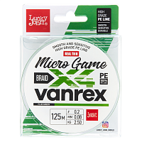 Aukla pītā Lucky John Vanrex MICRO GAME х4 BRAID Fluo Green