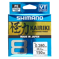 Aukla pītā Shimano KAIRIKI 150 Steel Gray