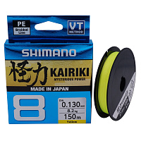 Леска плетёная Shimano KAIRIKI 150 Yellow