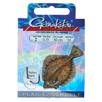 Āķi ar pavadiņu Gamakatsu FLATFISH WORM36