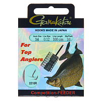 Āķi ar pavadiņu Gamakatsu Competition-FEEDER 2210R