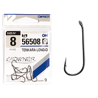 Крючки Owner TENKARA LONG-D BLACK CHROME