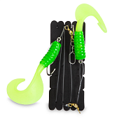 Jūras sistēma Aquantic DOUBLE TWISTERRIG XL #4/0 GC