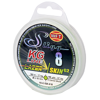 Леска плетёная WFT KG SLIGG LAZER SKIN G2X8 Chartreuse 150