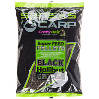 Pelletes Sensas Super Feed Pellets BLACK HALIBUT 4mm