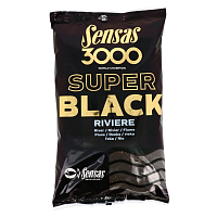 Прикормка Sensas 3000 SUPER BLACK RIVER