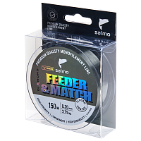 Aukla monofīlā Salmo Diamond FEEDER & MATCH FLUORO COATED Olive Green 150