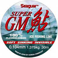 Леска флюорокарбоновая Seaguar SUPER GM Ice 30m