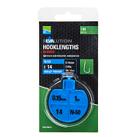 Āķi ar pavadiņu Preston REVALUTION N-50 HOOKLENGTHS