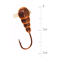 Мормышка вольфрамовая LJ ЛИЧИНКА с кембриком 5.0